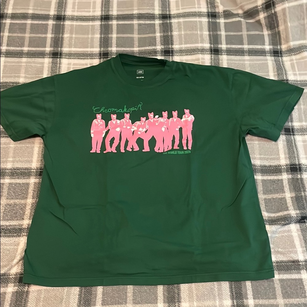Golf Wang Green and Pink Short Sleeve Tee